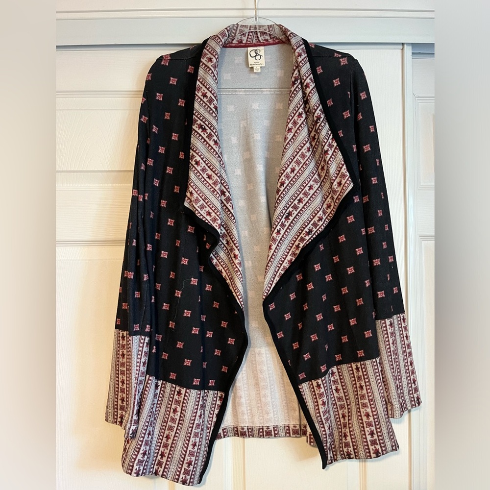 Anthro One September open wrap cardigan